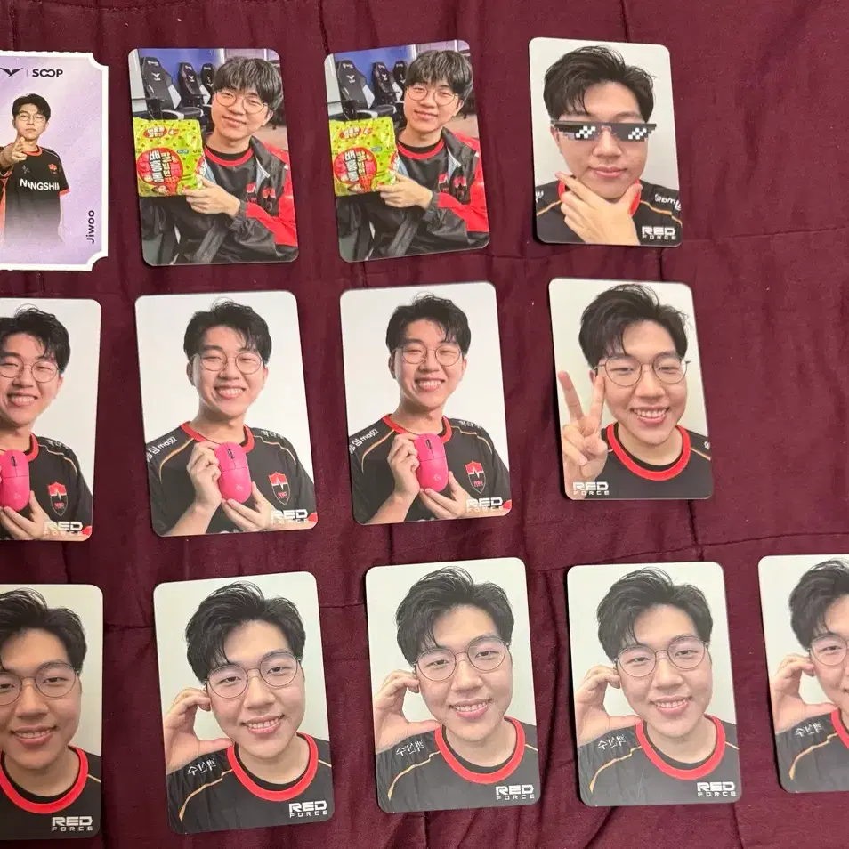 LCK 지우 피셔 포토카드 (농심 레드포스 DRX KRX 한진 브리온) 1