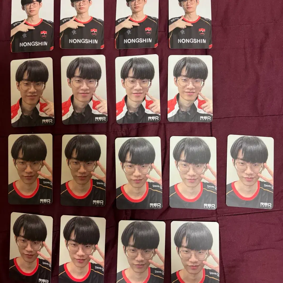 LCK 지우 피셔 포토카드 (농심 레드포스 DRX KRX 한진 브리온) 2