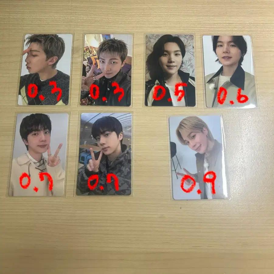 방탄소년단 아리랑 특전 포카 키링 판매 1