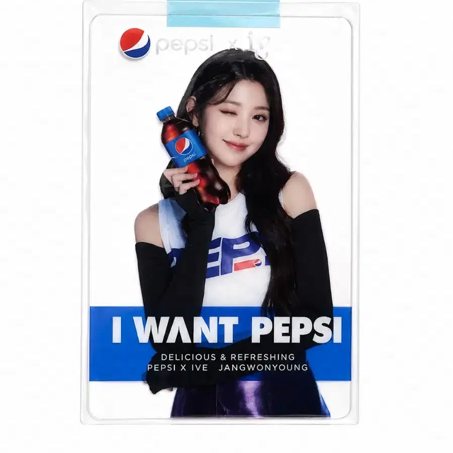 아이브 IVE 펩시 투명 포토카드 6종 2