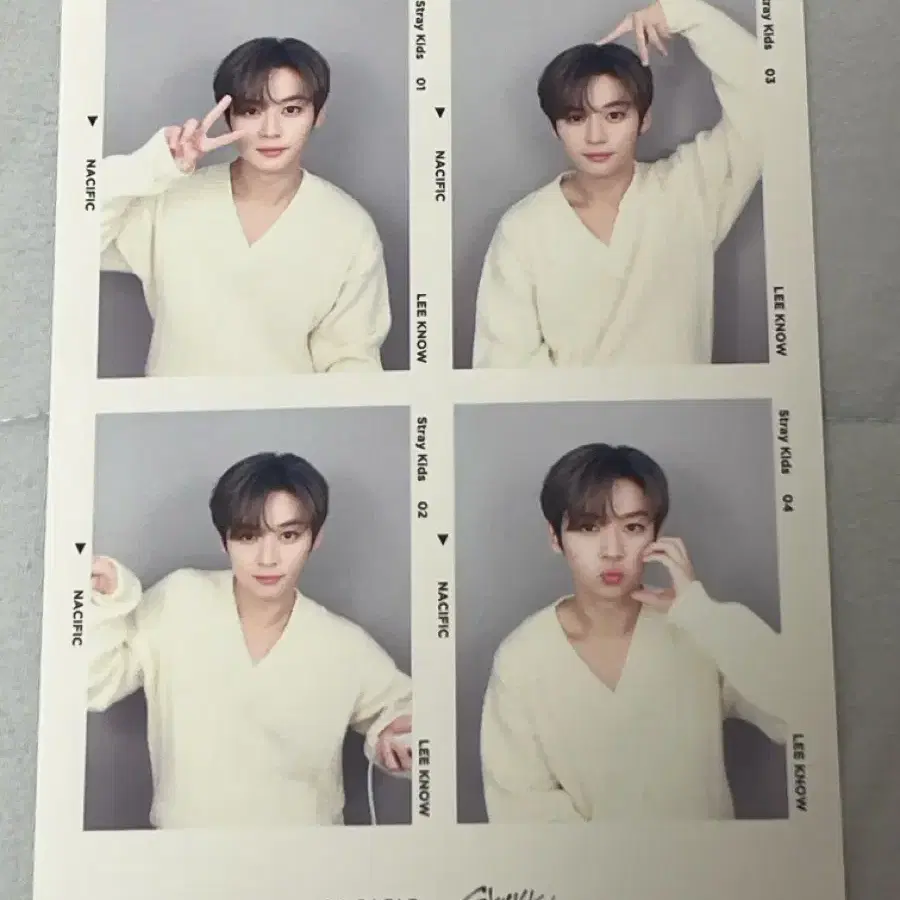 네시픽 인생네컷 리노 포토카드 15차 굿즈 엽서 포카 필릭스 승민 창빈