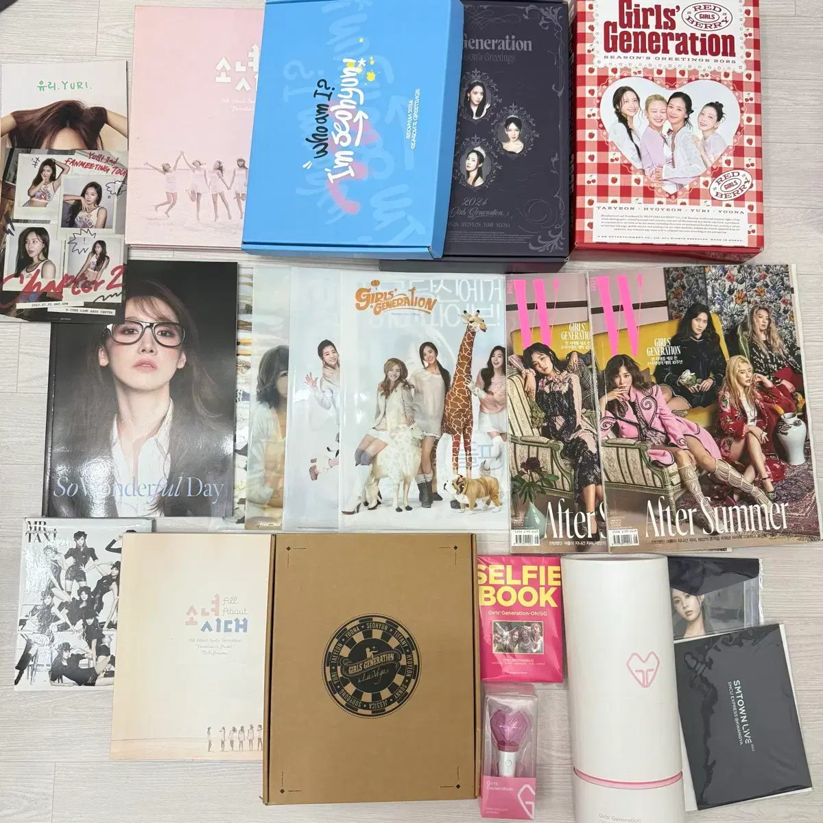 소녀시대 굿즈, 포카, 앨범 태연 써니 티파니 효연 유리 수영 윤아 서현 3