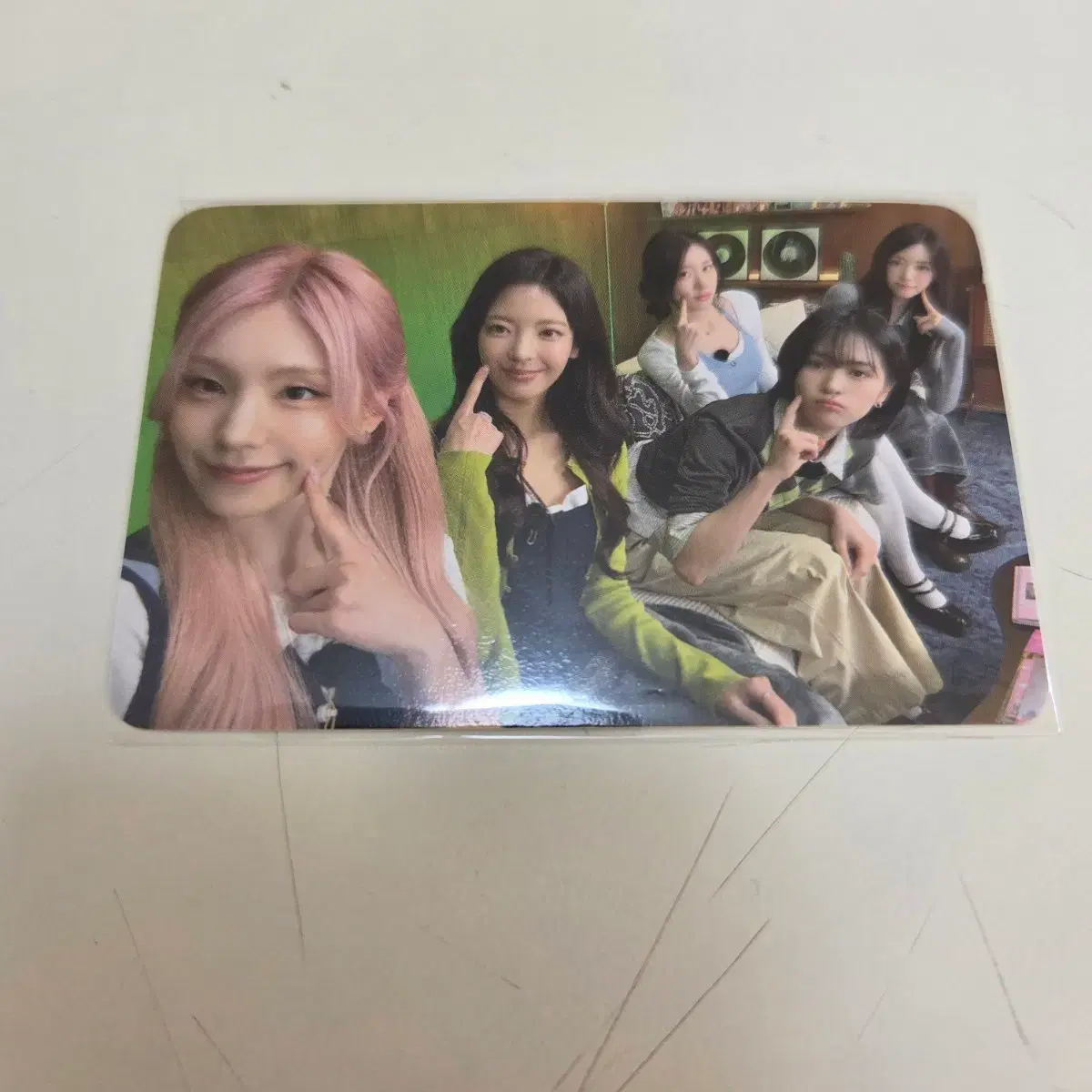 itzy 있지 motto 위드뮤 카페 팝업 단체포카 1