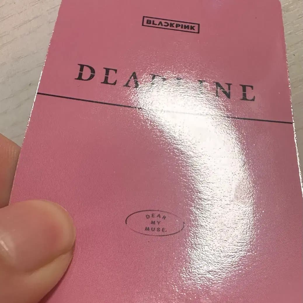블랙핑크 데드라인 디마뮤 미공포 로제 리사 4