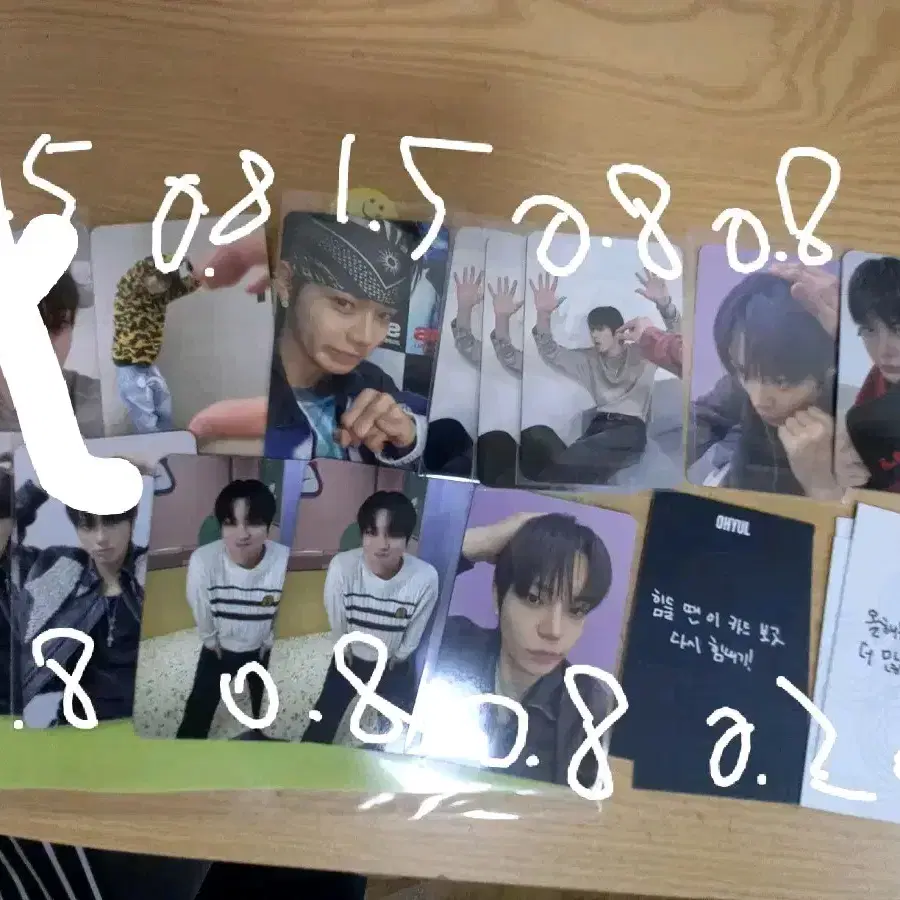 롱샷 오율 공식 특전포카 미공포 lngshot 에버라인 메이크스타 1