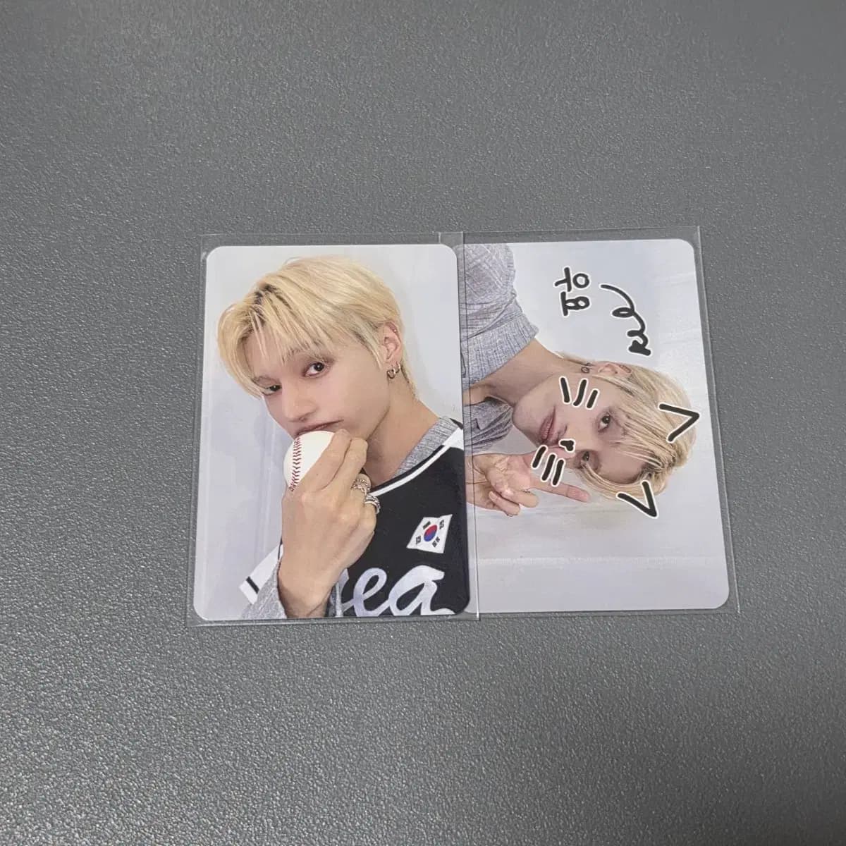 에이티즈 ateez 레몬드랍 메이크스타 럭드 미공포 포카 우영 1