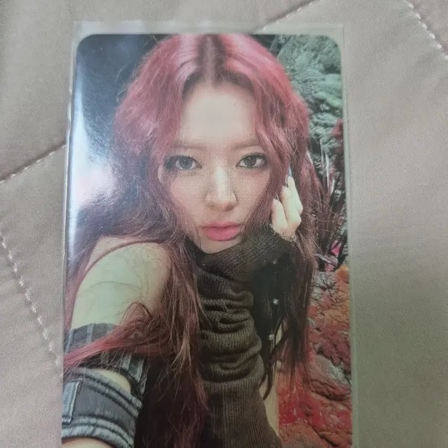 itzy 유나 포카 1