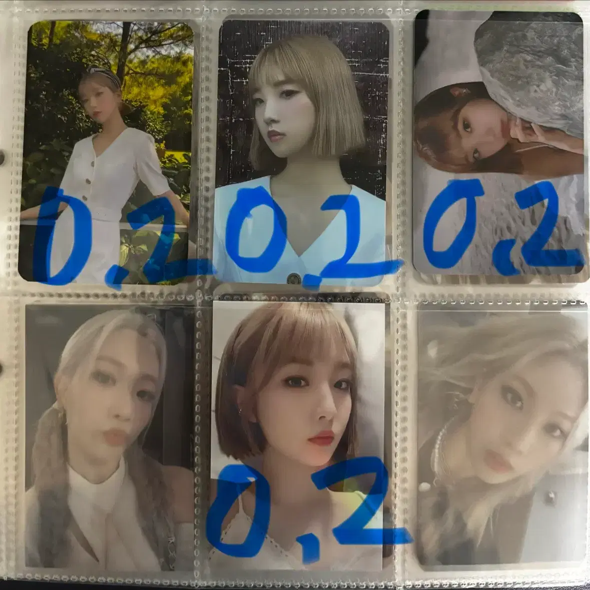 이달소 희진 현진 비비 여진 포카 11