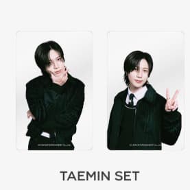 샤이니 민호 태민 시그 클리어 포토카드 포카 시즌그리팅 1