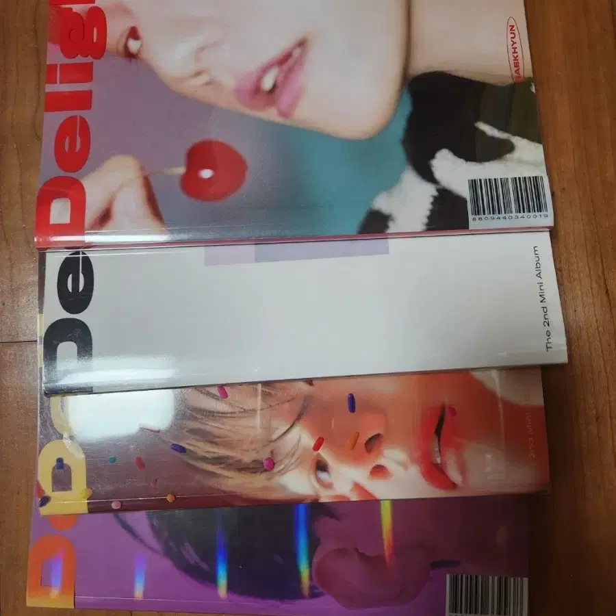 엑소 앨범(단체 유닛 백현) + 포카 8