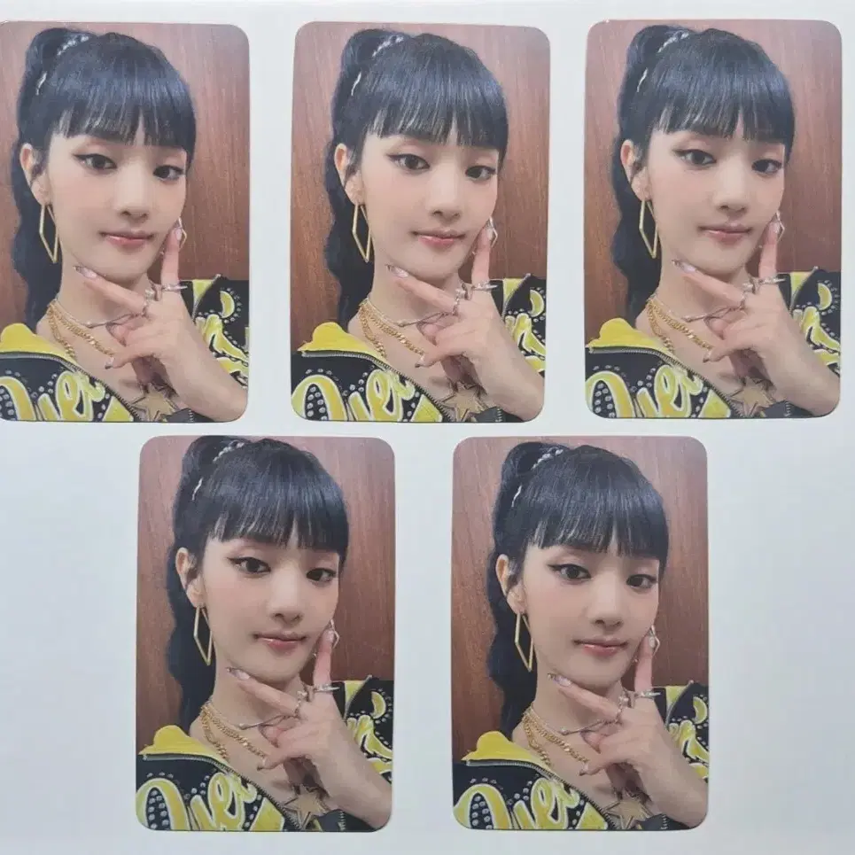 아이들 퀸카 I feel 자카르타 해외 한정 포토카드 판매합니다 우기 3