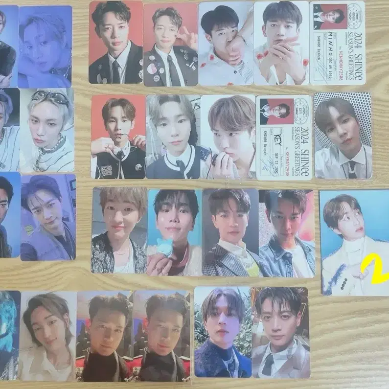 샤이니 온유 진기 키 기범 민호 포카 판매 1