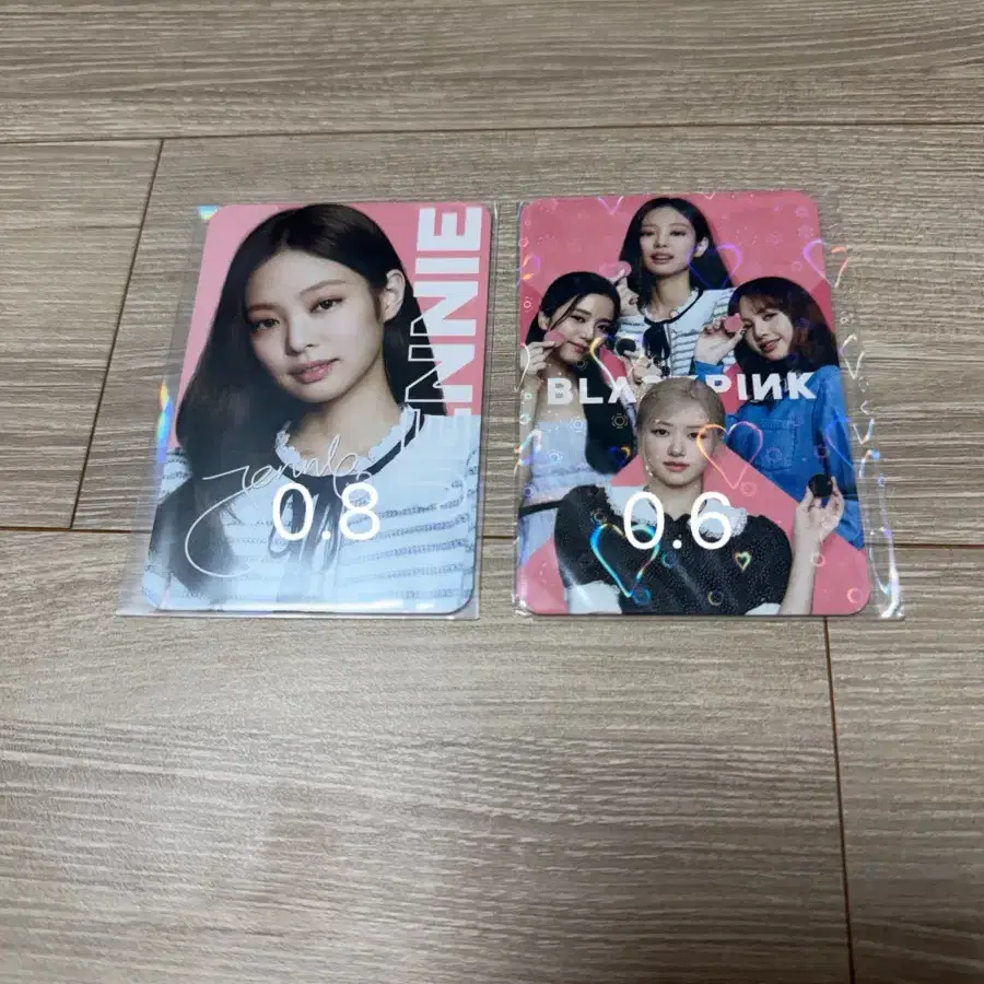 블랙핑크 포토카드 제니 지수 로제 리사