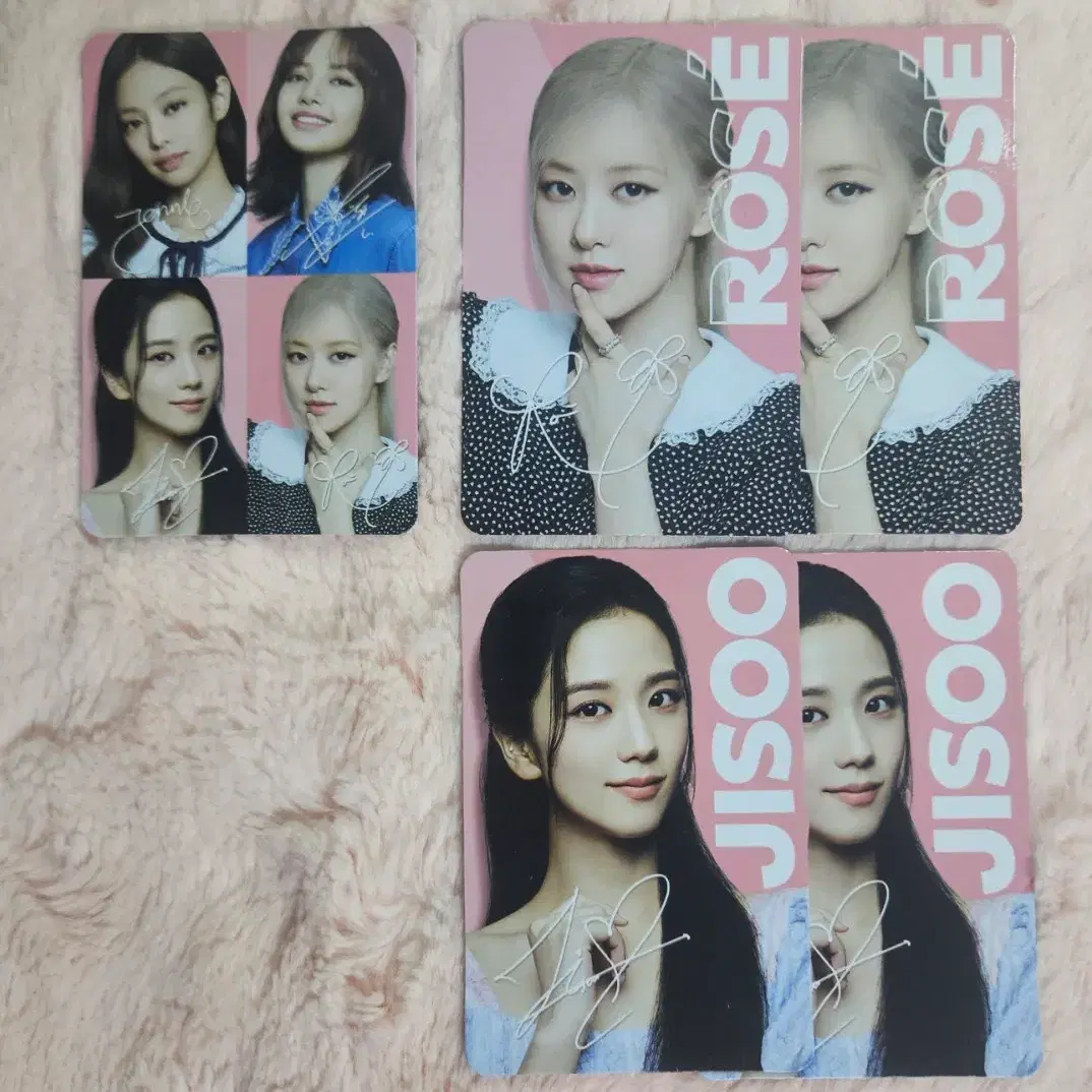 블랙핑크 블핑 오레오 한정판 콜라보 포카 로제 지수 rose jisoo 1