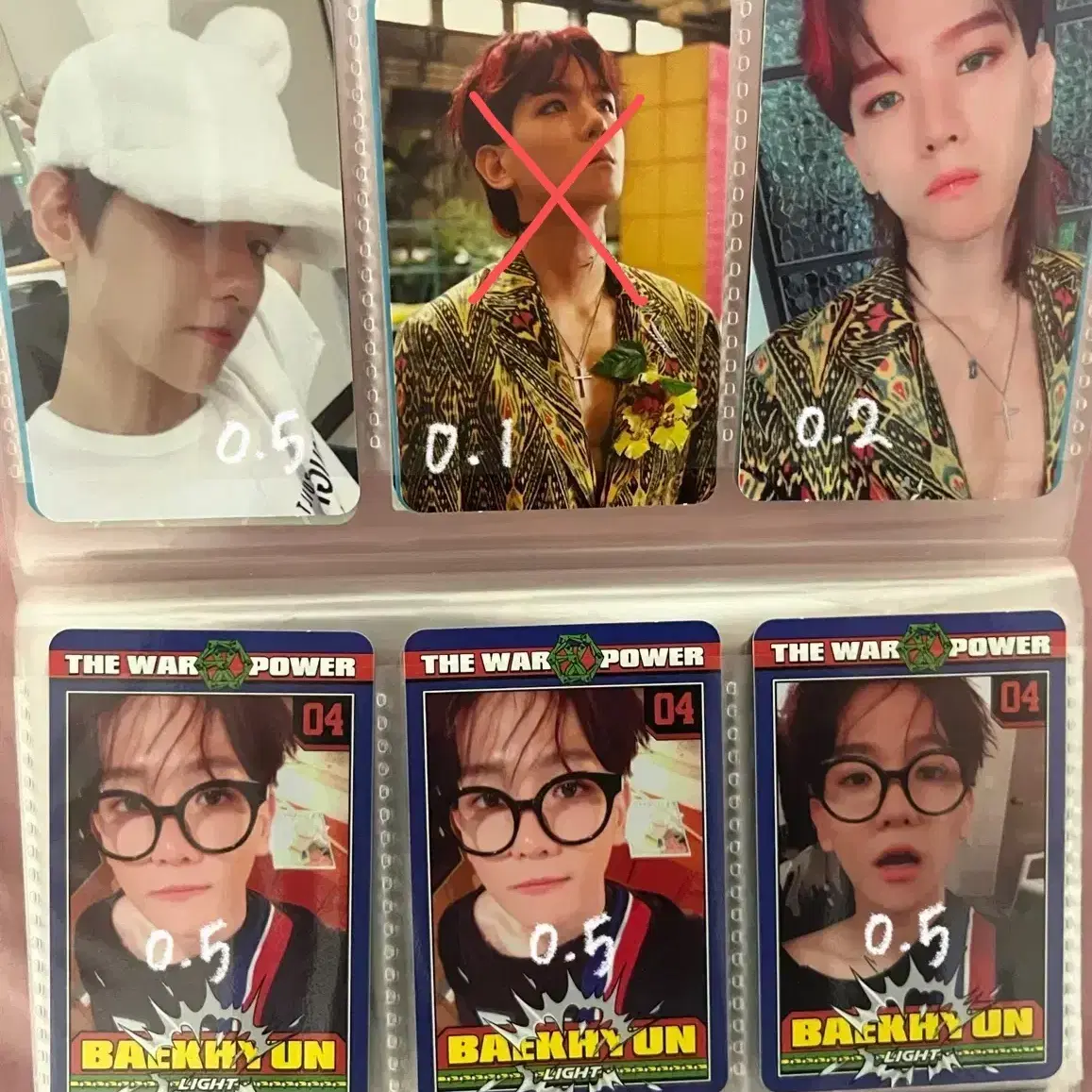 엑소 백현 포카 양도 5