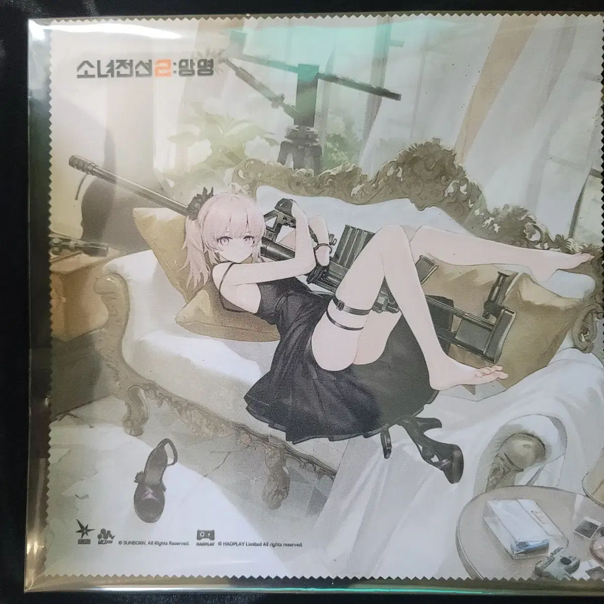 소녀전선2망명,망토,가면,초대장,스티커,포토카드,특별패키지,클리너,뱃지 8