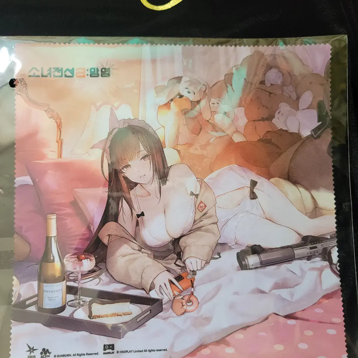 소녀전선2망명,망토,가면,초대장,스티커,포토카드,특별패키지,클리너,뱃지 9