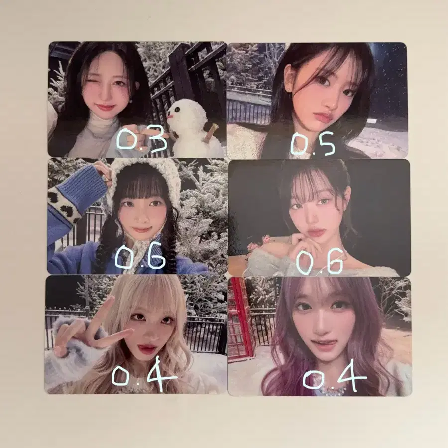 아이브ive엠파시md엠디앨범포토카드포카 분철 장원영레이안유진가을이서리즈 1