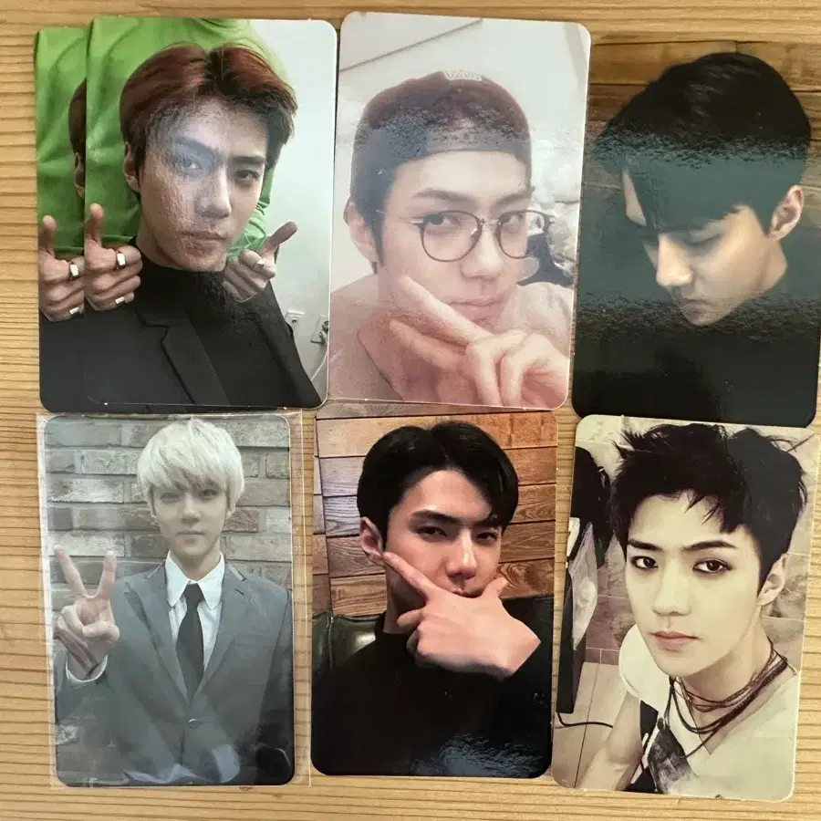엑소 시우민, 수호, 찬열, 디오, 카이, 세훈 포카 양도 1