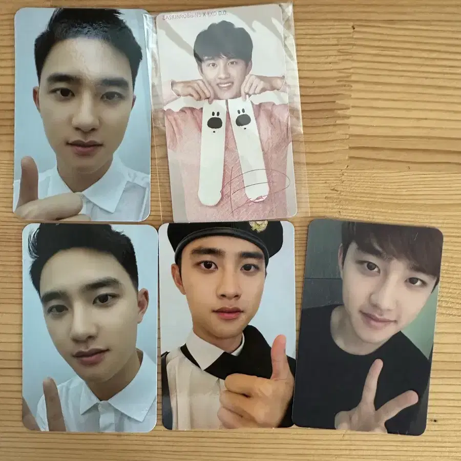엑소 시우민, 수호, 찬열, 디오, 카이, 세훈 포카 양도 2