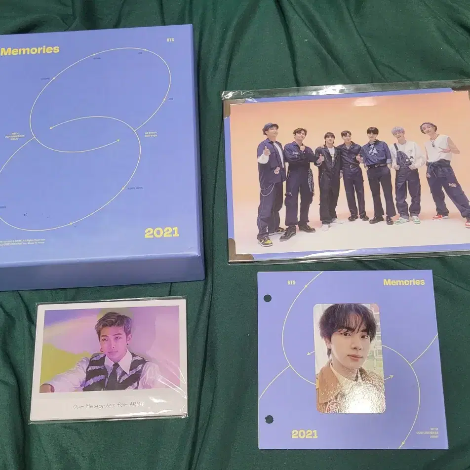 방탄 2021 메모리즈 블루레이 진 포카 포함 1