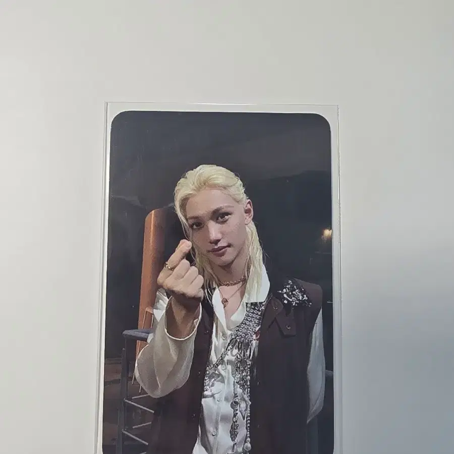 스키즈 KARMA 팝업 필릭스 QR 포카