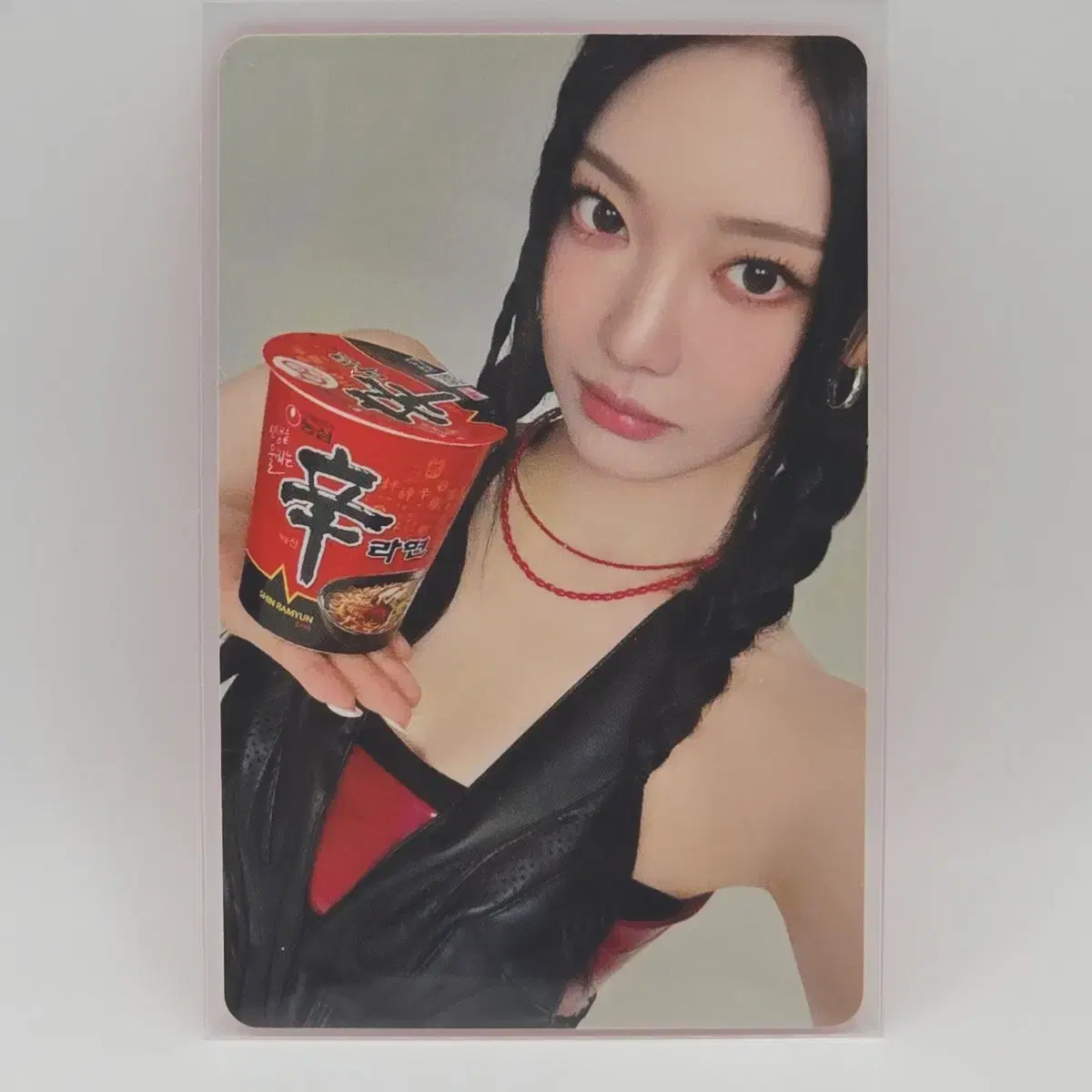 에스파 신라면 포토카드 A타입 닝닝 1