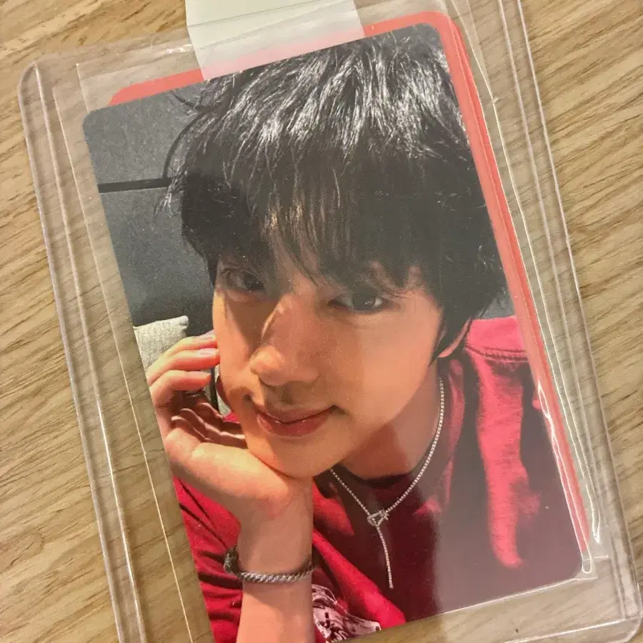 BTS 진 Runseokjin 고양 포카 1
