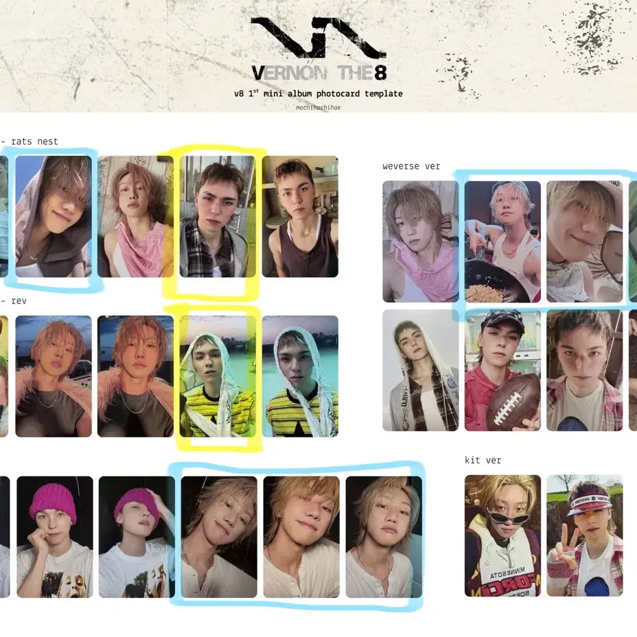 ( 교환 ) 세븐틴 V8 버팔 버논 디에잇 포카 포토카드 1