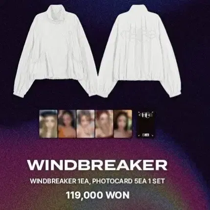 아이들 팝업 바람막이 포카 분철 windbreaker 미연민니소연우기슈화 1