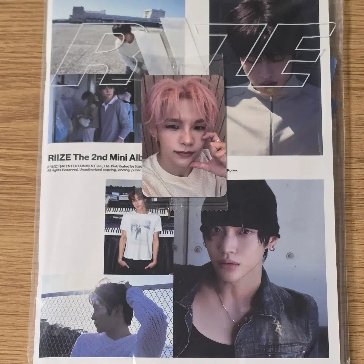 라이즈 II dyd 포토북B버전미개봉앨범+케타포 팬싸착장포카 쇼타로set 1