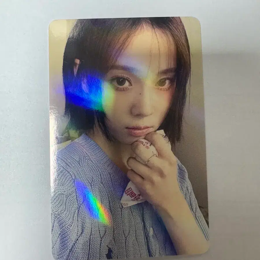 에스파 윈터 MY WORLD 위드뮤 특전 포토카드 포카
