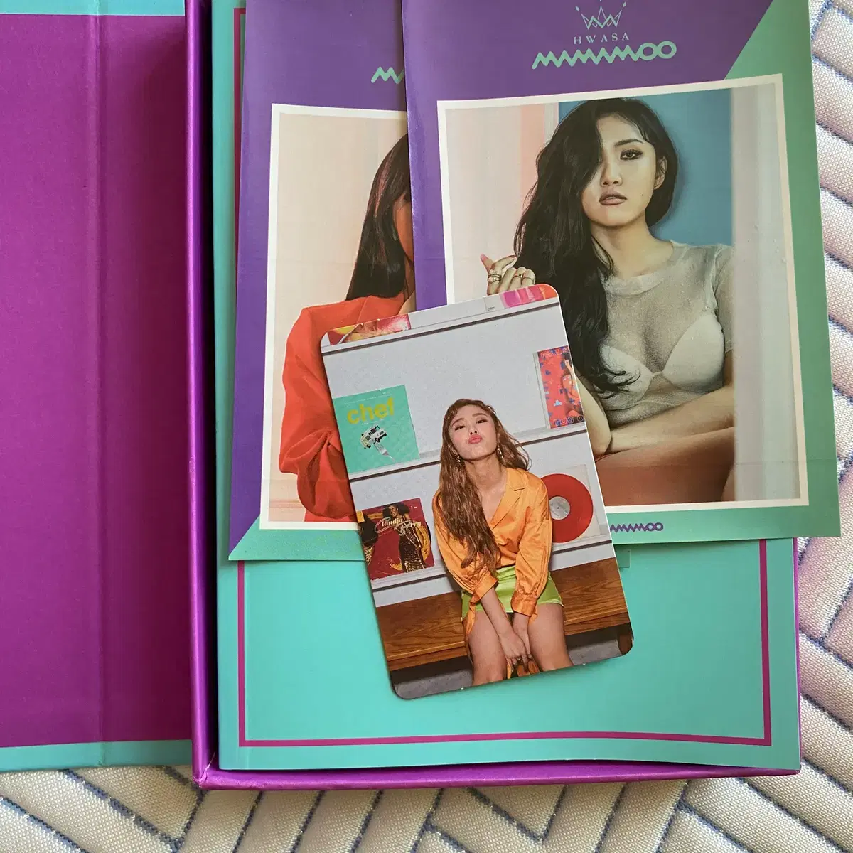 마마무 휘인 포카 문별 화사 스티커 나로말 앨범 포토북 (시디 x) 1