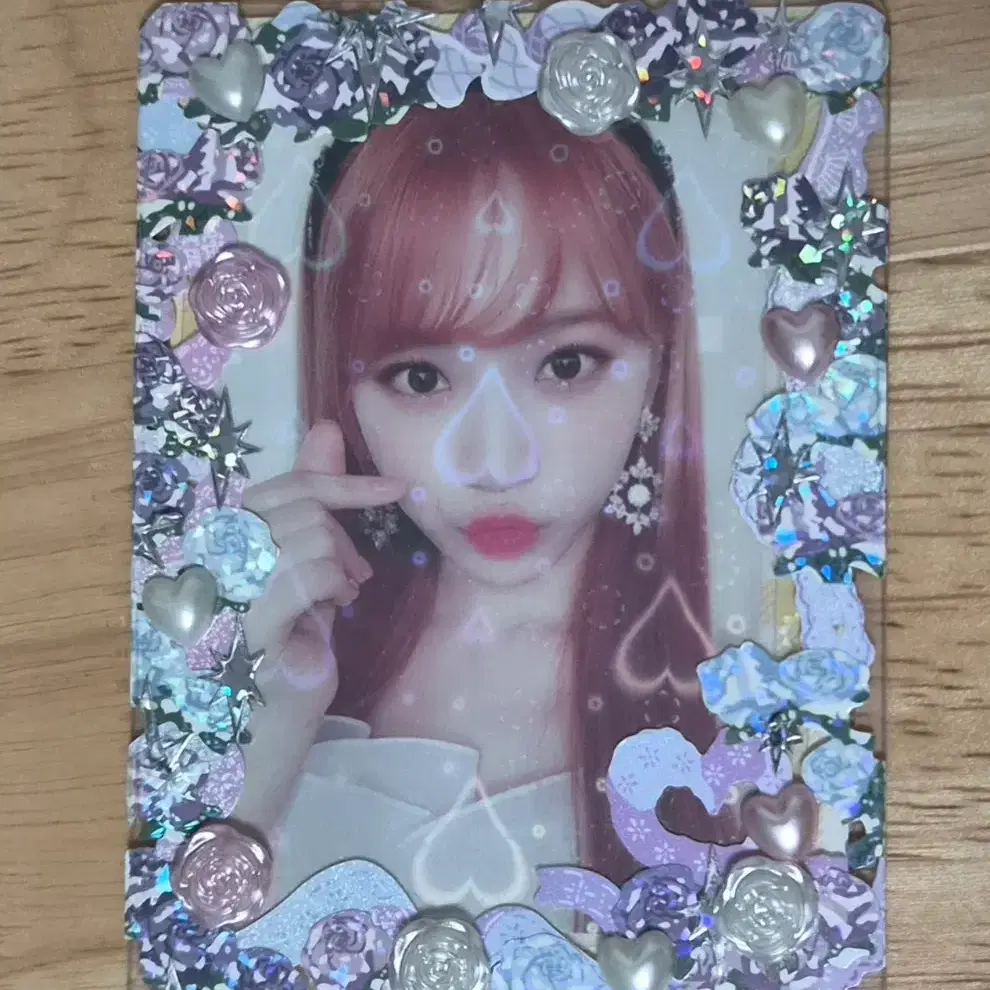 아이즈원 사파이어 김채원 공방포카 양도합니다) chaewon 르세라핌 3