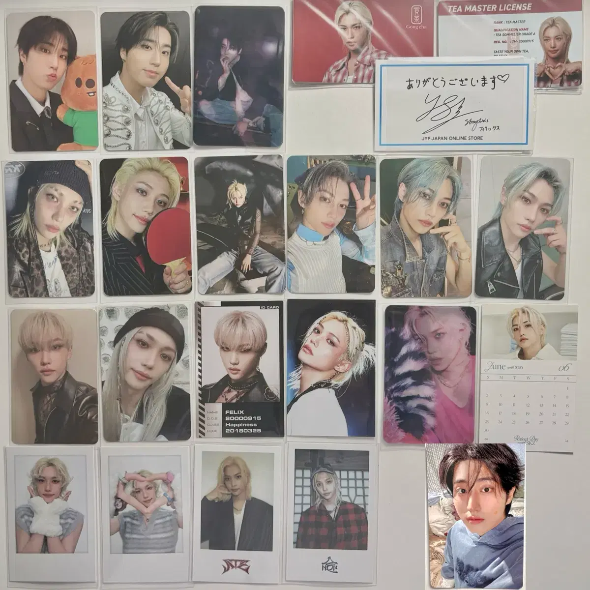 스키즈 포카 (뒷장) 포카홀더 유닛 콘서트 우치와 슬로건 나눔 스키주 4