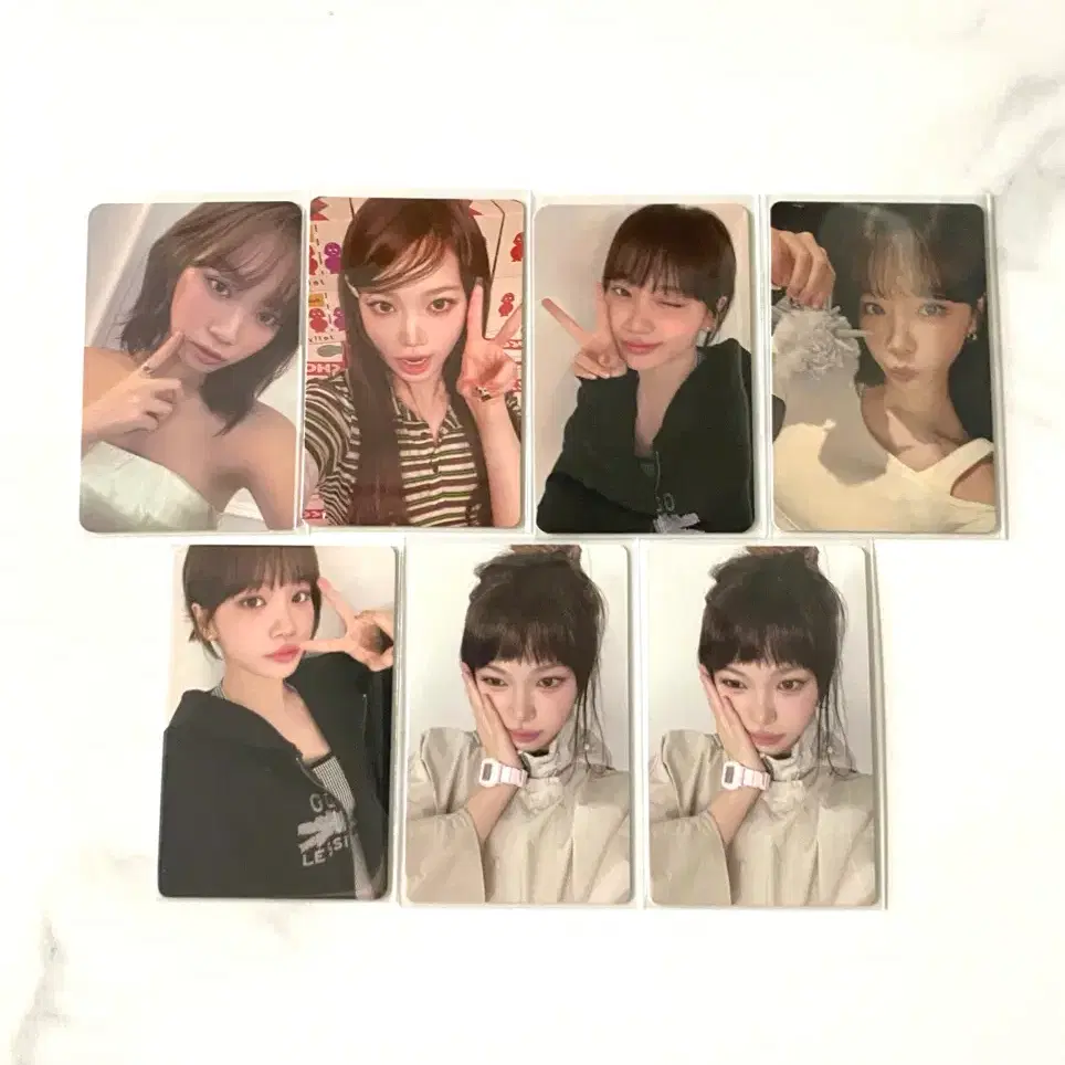 #최저가)르세라핌 김채원 미공포 포카 럭드 시그 채원 pureflow 1