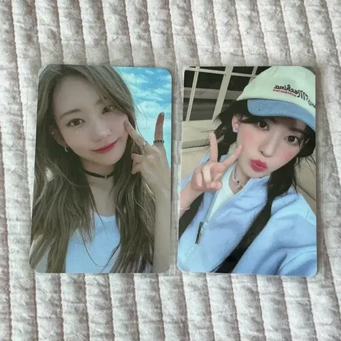 르세라핌 사쿠라 조은뮤직 미공포 포카 애플우드 언포기븐 안티 포토카드 1