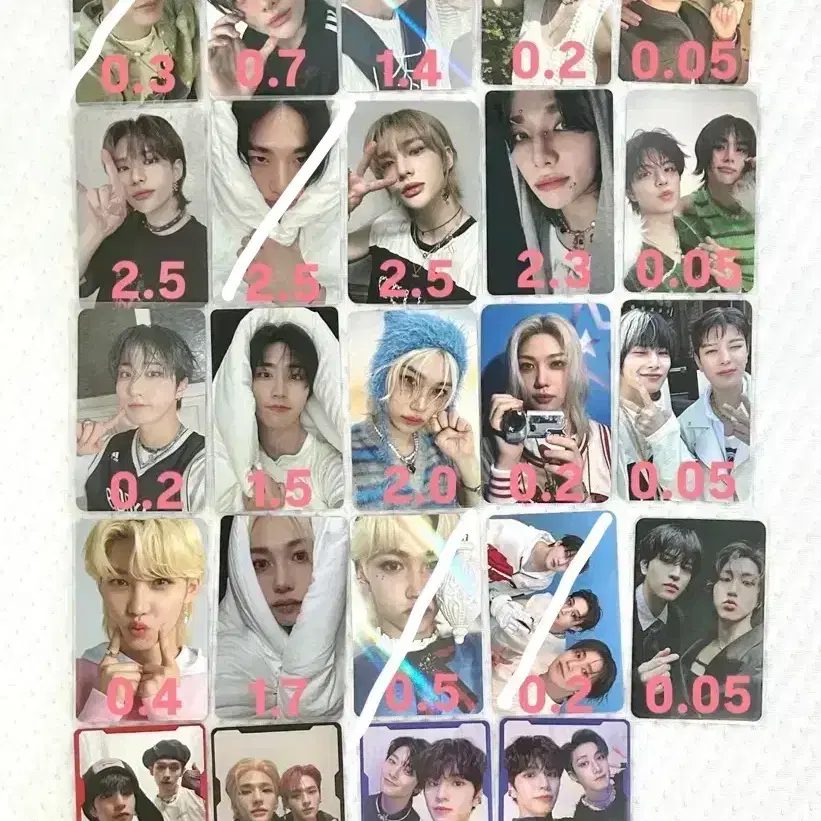 폭덤)스키즈 포카 현진 필릭스 승민 한 양도 스키즈런잇분철비공굿뽁아리퍼핌 1
