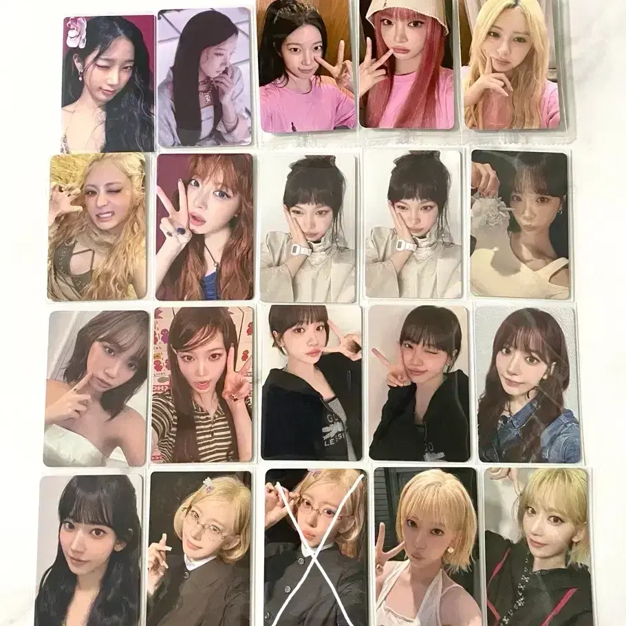 #교환가능)르세라핌 미공포 럭드 포카 채원 사쿠라 윤진 카즈하 은채 1