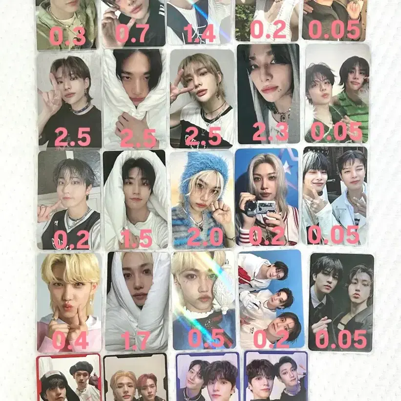 폭덤)스키즈 현진 필릭스 승민 포카 양도 스키즈런잇분철비공굿스키주 1