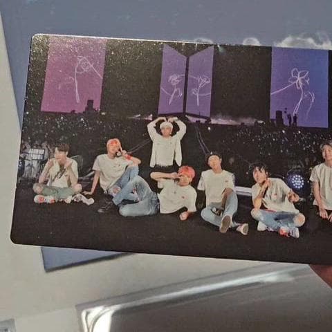 방탄 공식 럽셀콘 서울 블루레이 포카 단체 2