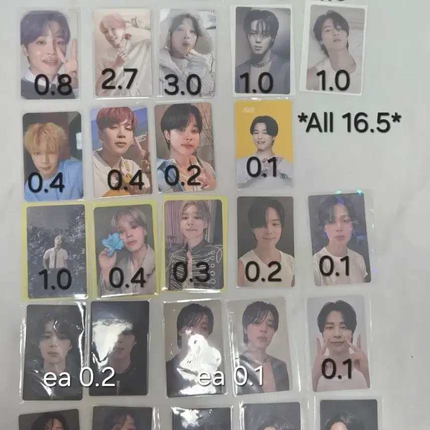 BTS 방탄소년단 지민 포카 양도 윈터패키지 럽셀 2019DVD 1