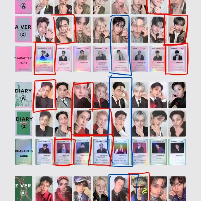 에이티즈 골든아워 5 앨범포카 교환 앨포 교환 1