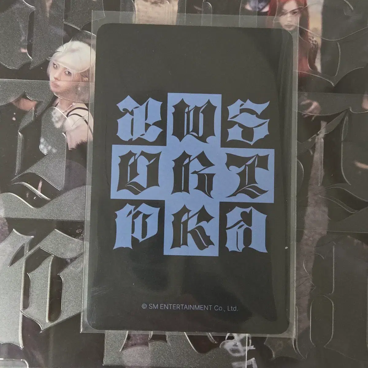 에스파 윈터 더티워크 에버라인 미공포 포카 포토카드 Dirty work 2