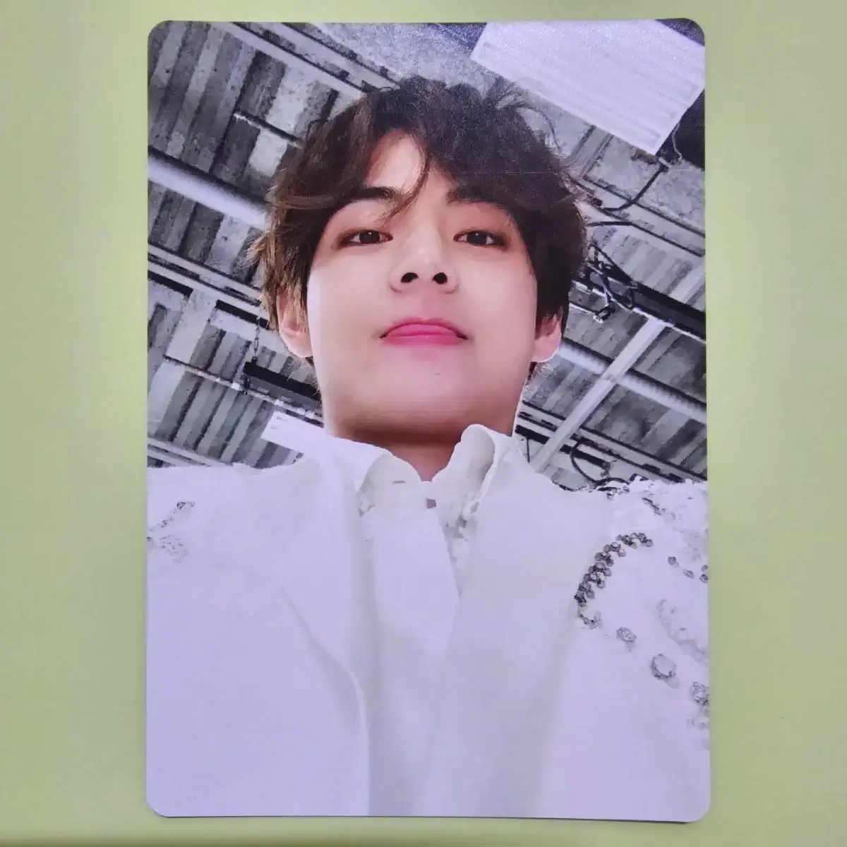 BTS 방탄 스픽콘 반지 태형 포카 뷔 (오직 포카 1장) 1