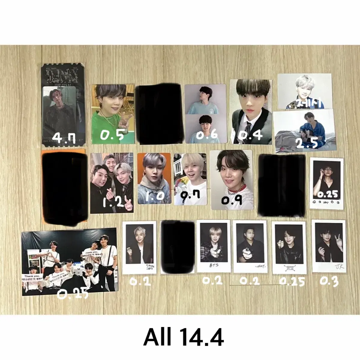 방탄 슈가 디데이 아미존 디데이 머치박스 콜렉터 suga bts pc
