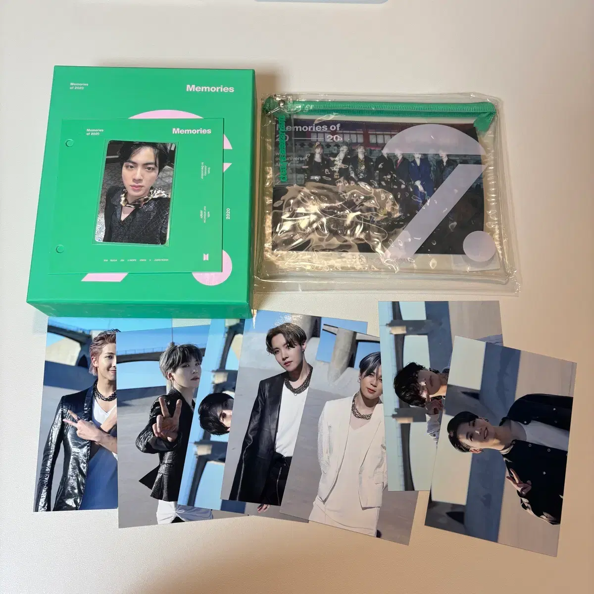 방탄 bts 2020 메모리즈 블루레이 블레 석진 진 jin 포카 특전 1